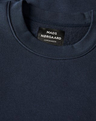 Mads Nørgaard - Standard Crew Logo Sweatshirt - Parisian Night 